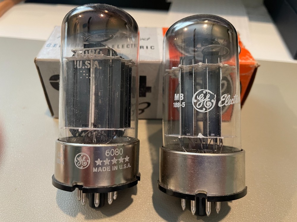 GE 6080 NOS Tubes, tested