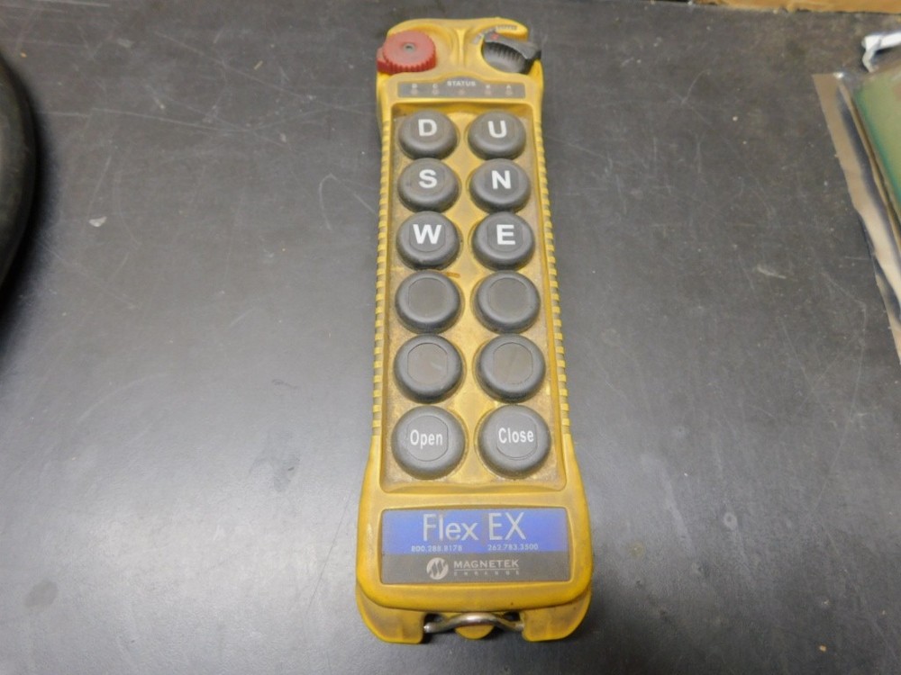 Magnetek Flex EX -- FLEX 12EX Overhead Crane Remote Controller w/ Pendant