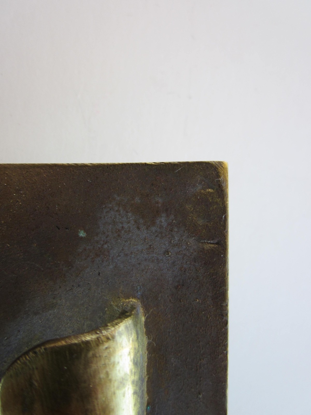 CIVIL WAR BELT PLATE VIRGINIA STATE CAVALRY - BENCH MARKED Reproduction