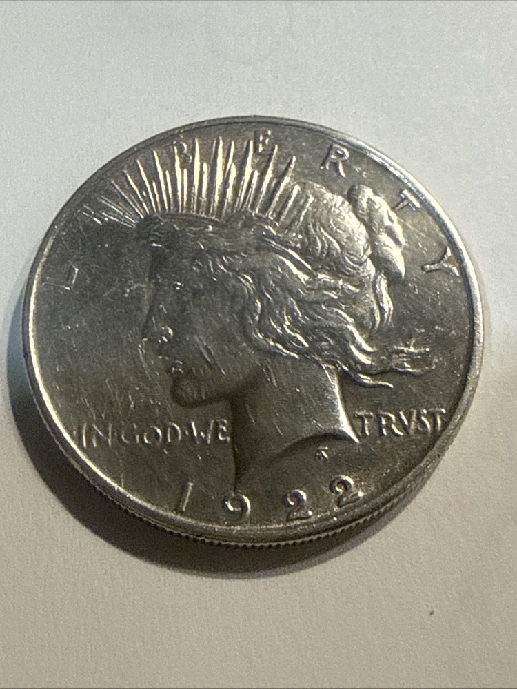 1922- $1 Peace Dollar, 90% Silver