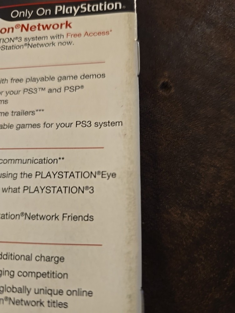 Mag ps3 Manual Only