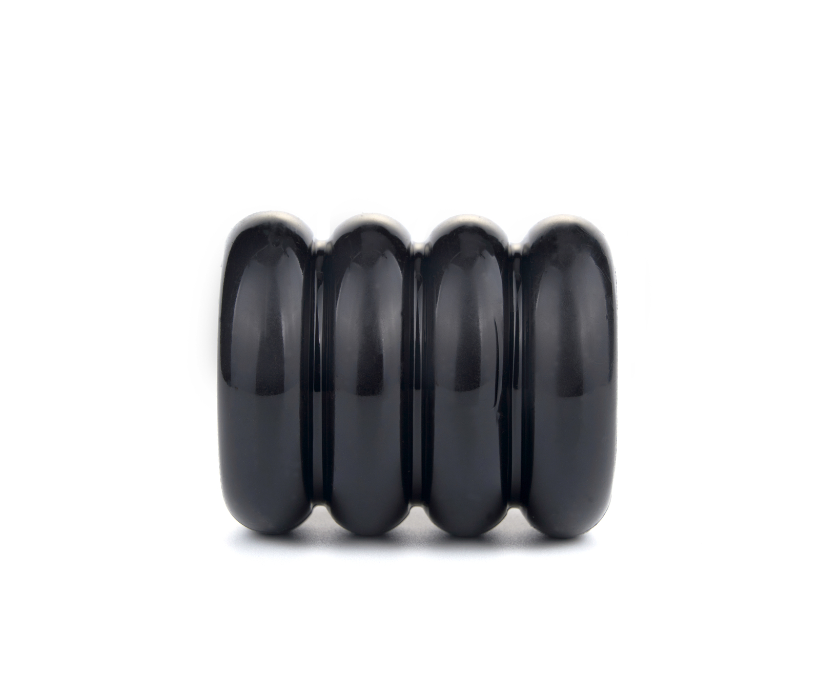 Soft Squeeze Ball Stretcher 2'' Male Scrotum Testicle Enhancer Last Longer Black