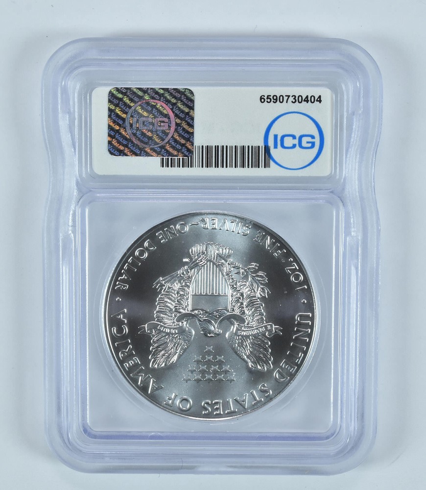 2021 T1 American Silver Eagle Type 1 MS70 ICG