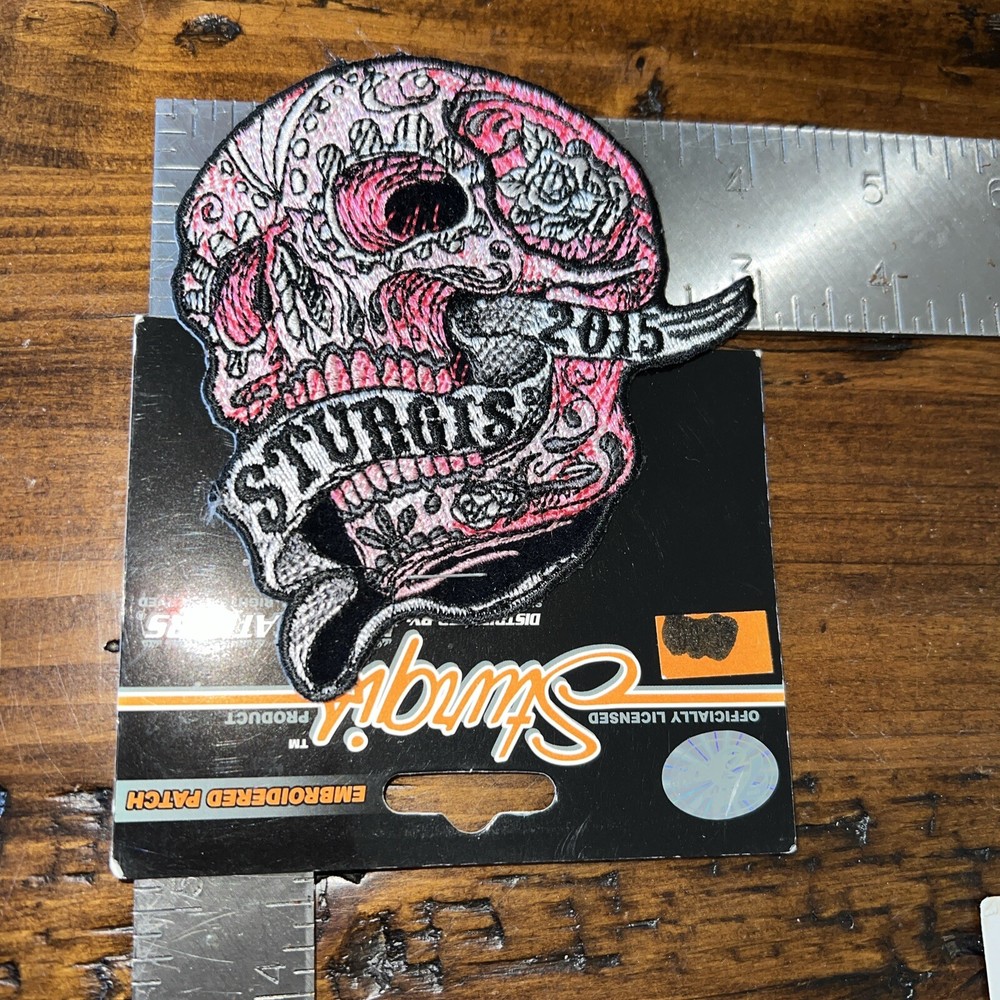 Sturgis 2015 3” Patch Pink And Black