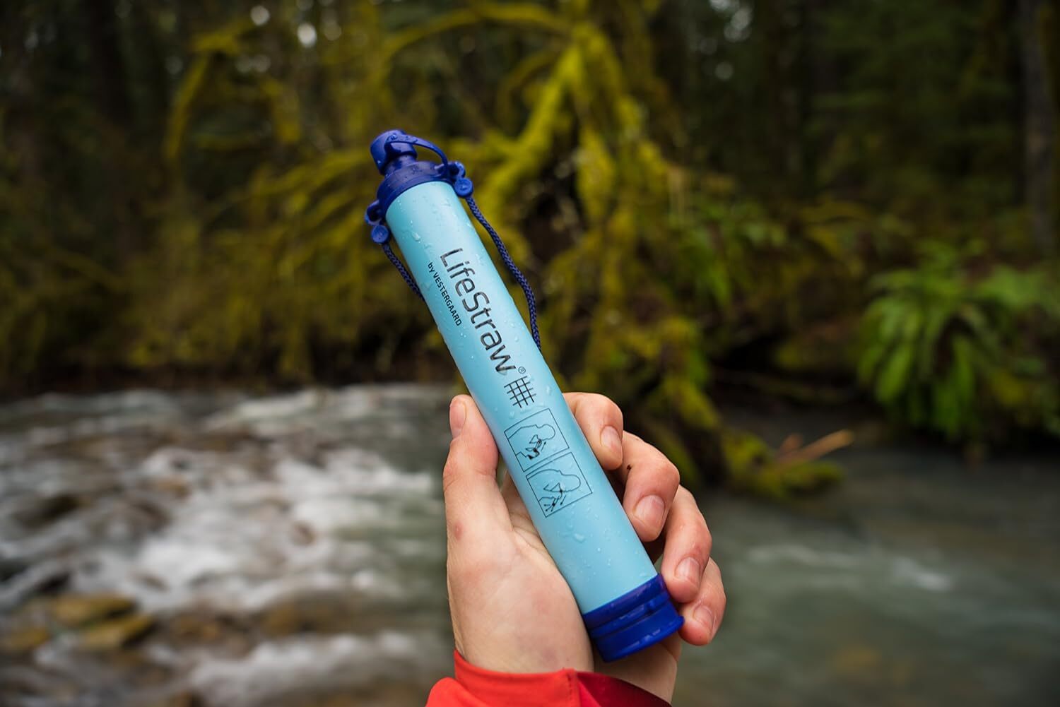 LifeStraw Personal Water Filter for Hiking Camping Travel Emergency Vestergaard