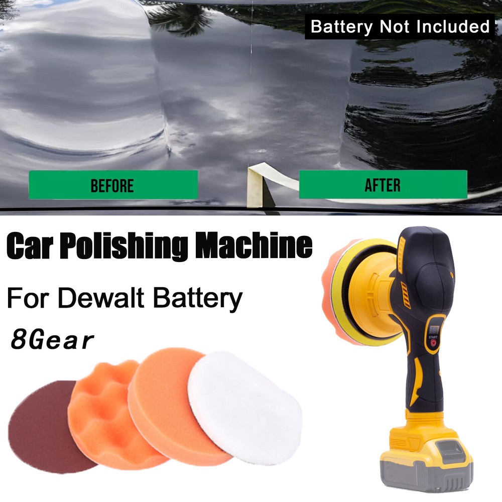 Car Buffer Sander For Dewalt Battery Cordless Brushed Polisher Polish Machine