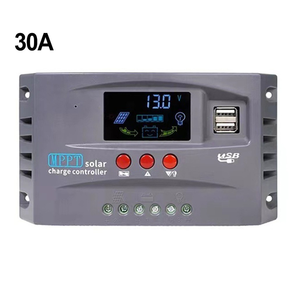 MPPT Controller Displays Current 30A Voltage Regulator Controller 12V24V New