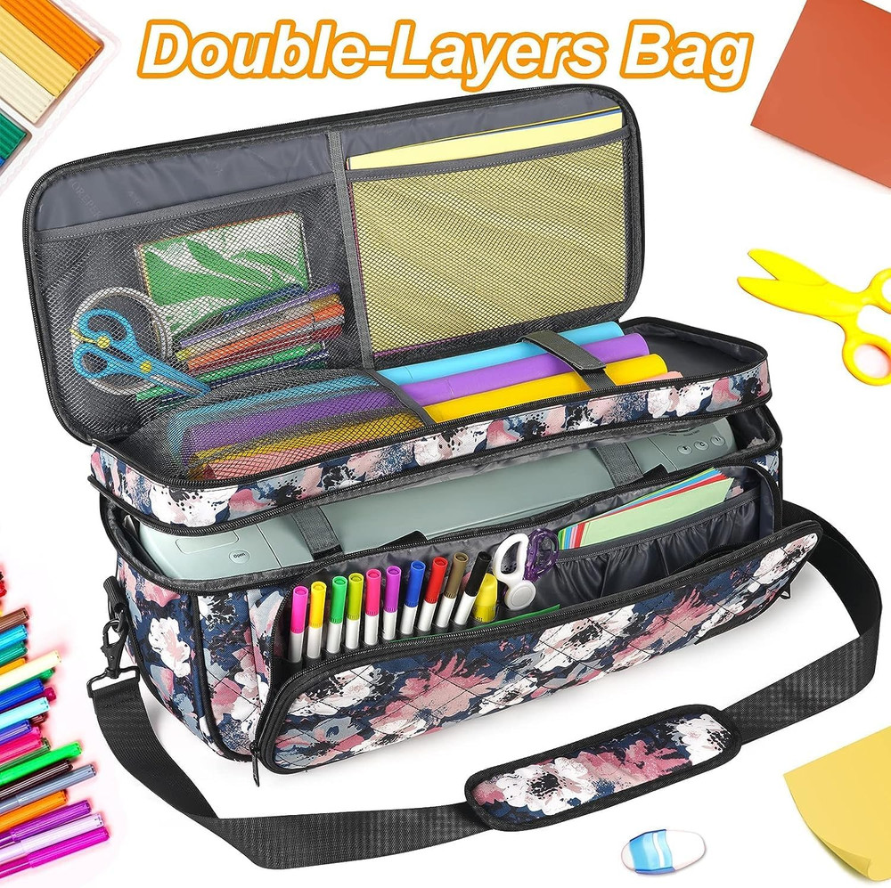 YOREPEK Carrying Case for Cricut Maker 4, Maker 3, Explore 4, Explore 3, Air 2,