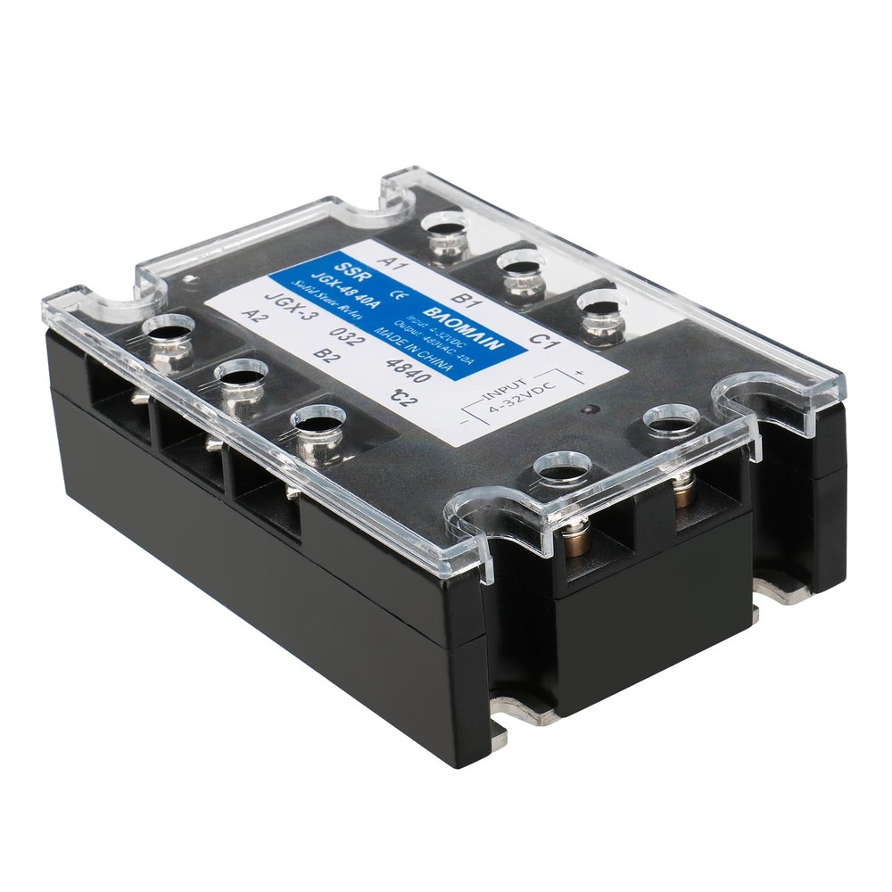 JGX3340A 3 Phase Solid State Relay 432VDC Input 480VAC 40 Amp Output SSR