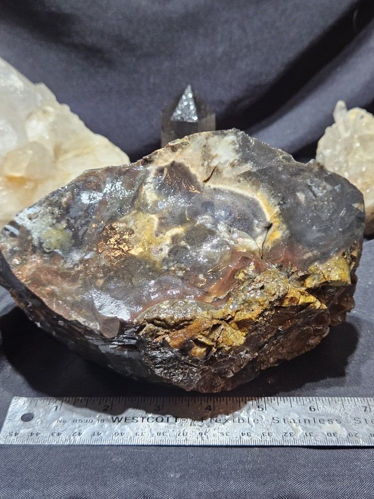 Opalized Agate w/ Cascading Moons Specimen Natural Form (8lbs 1oz)