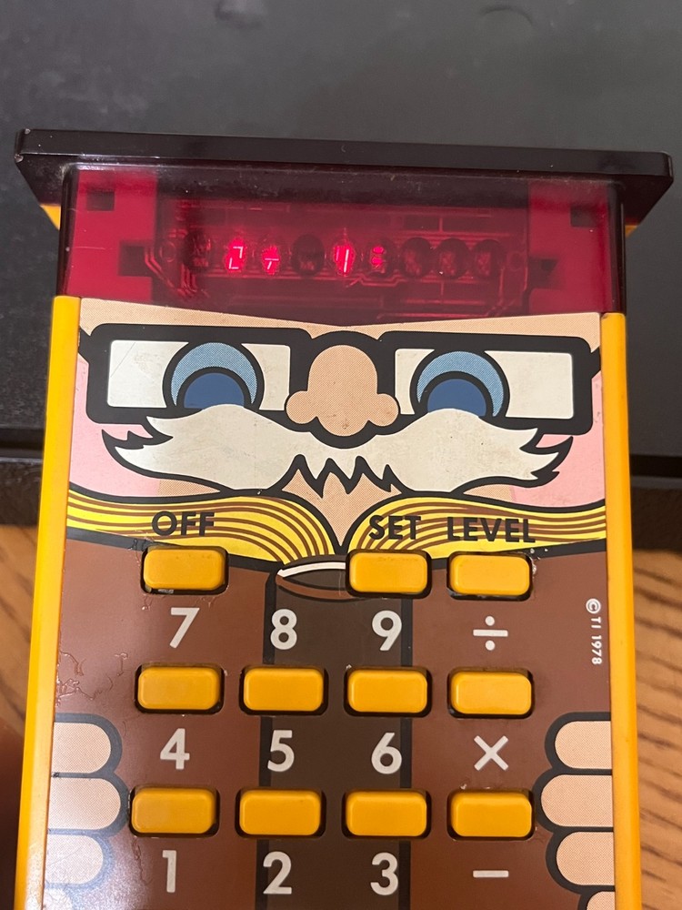 1970'S TEXAS INSTRUMENTS LITTLE PROFESSOR MATH/ LEARNING CALCULATOR TESTED