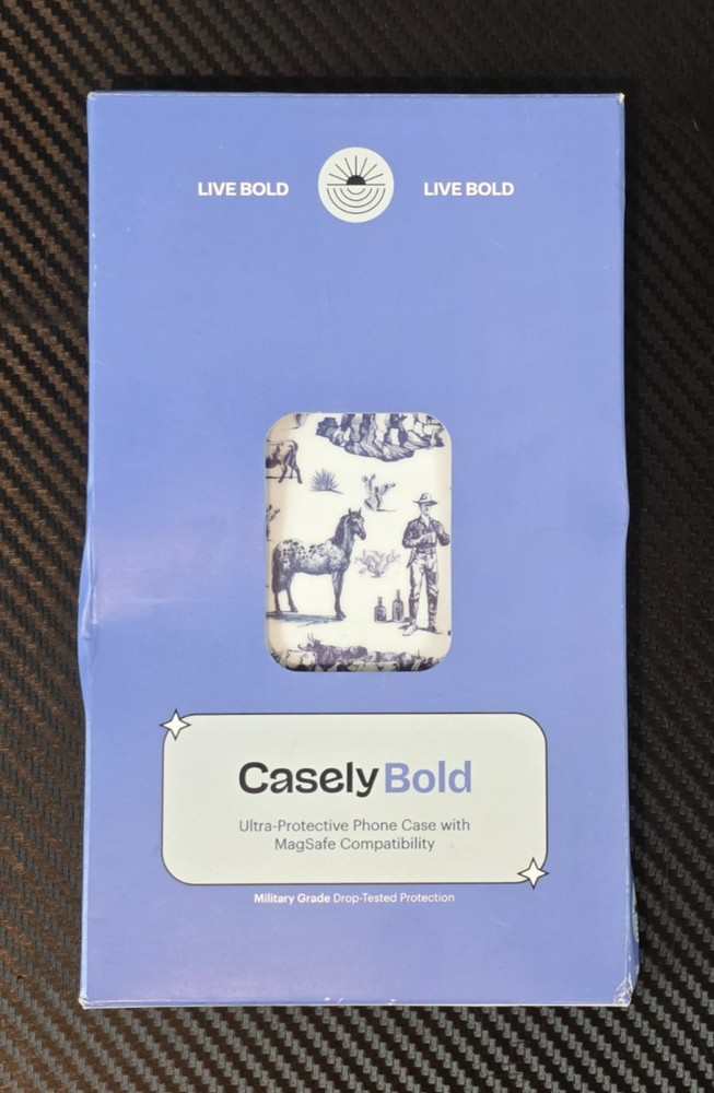 Casely iPhone 16 Pro Case - Wild West Adventure Desert Bold, Protective Design