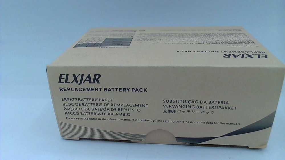 ELXJAR ENERGY Rechargeable Battery (Ready On Charge), White