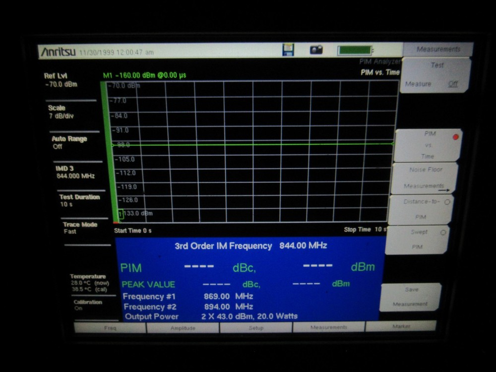 Anritsu MW82119A/850 PIM Master Passive Intermodulation Analyzer