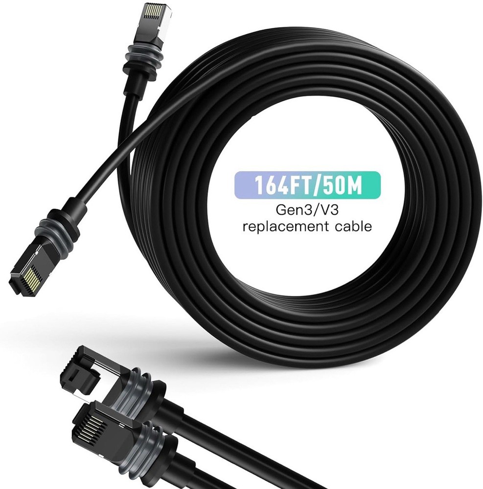 Starlink Generation 3 Cable 164FT/50M Replacement Cable Rectangular Satellite