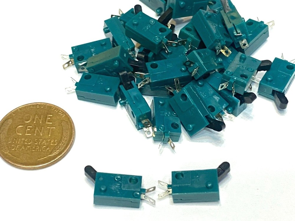25 Pieces  KFC-V-101 Micro Limit Switch Lever tiny small Normally open n/o C22