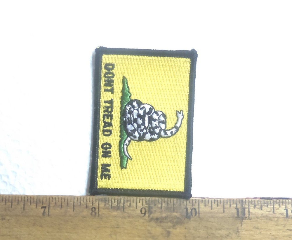 Don’t Tread on Me – Gadsden Flag Embroidered Patch
