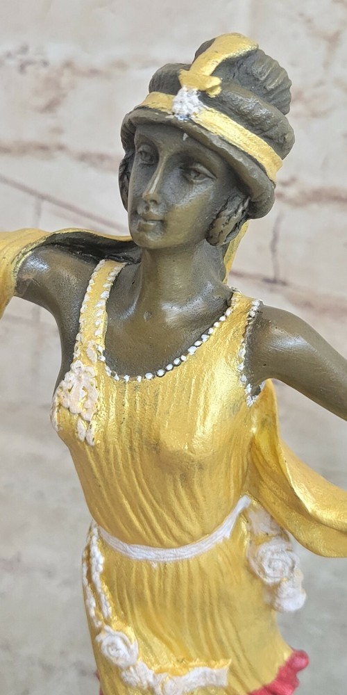 100% Solid Bronze Sculpture After Claude Mirval Lost Wax Method