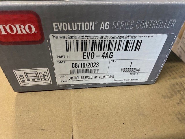 TORO Irrigation Controller EV0-4AG (NEW)
