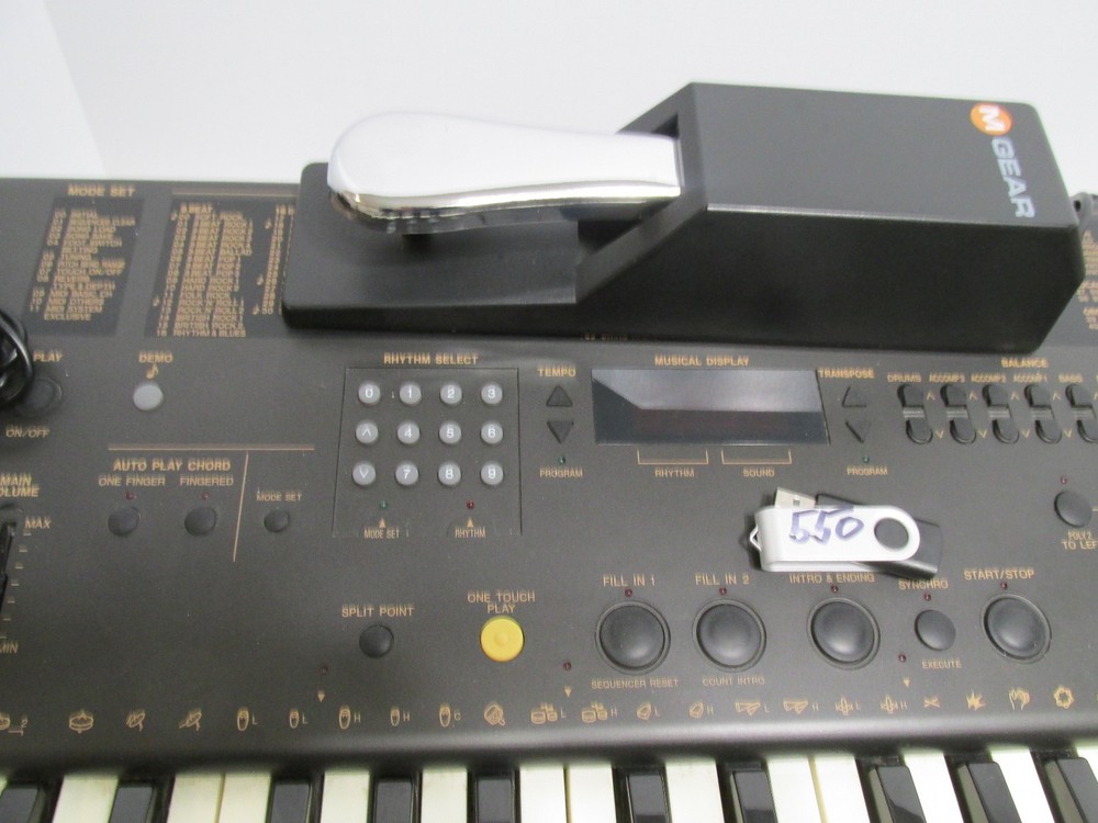 Vintage Technics SX-KN550 Electronic Keyboard 61 Key MIDI master