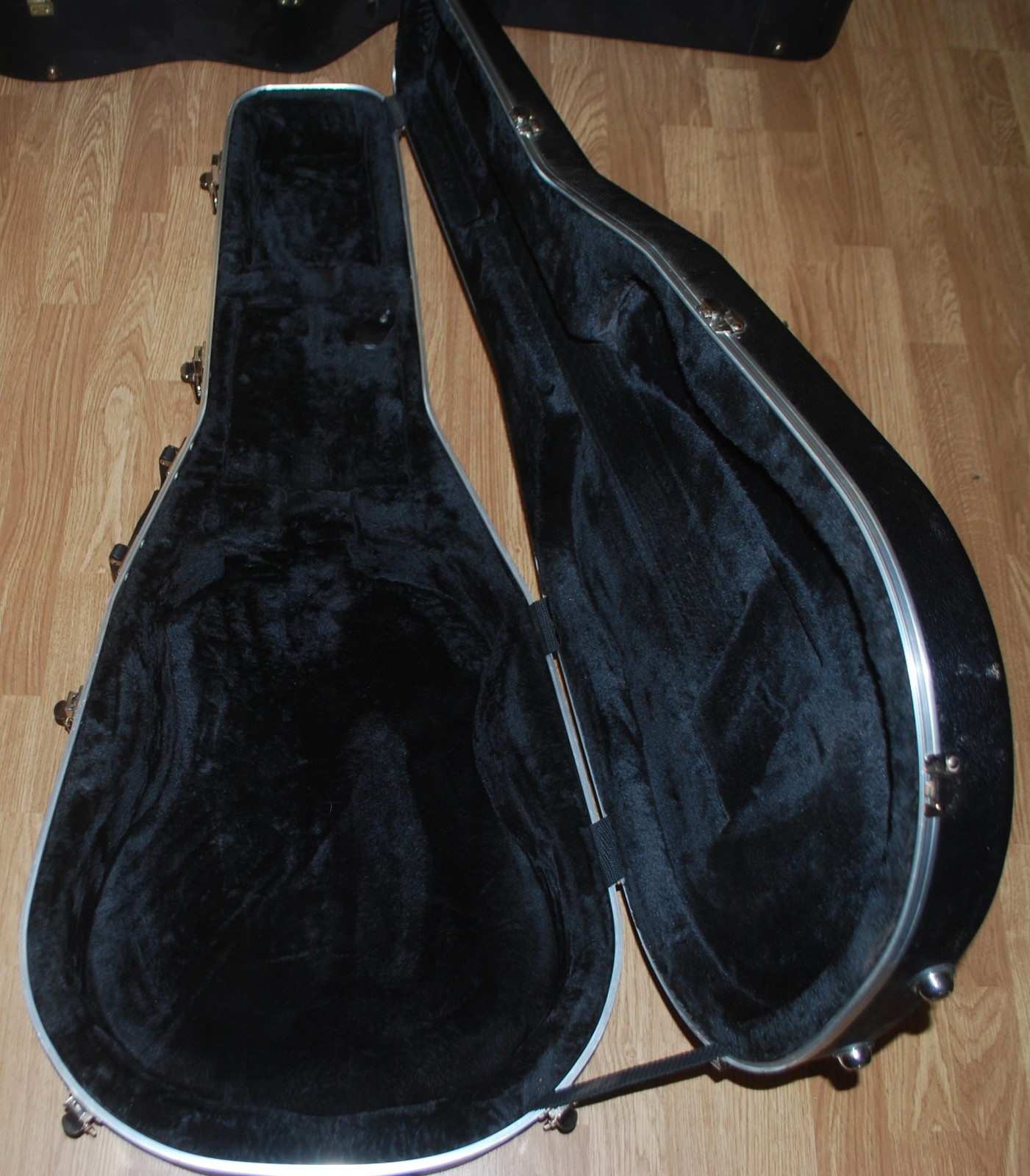 Zager ZAD 50 OM Acoustic Electric Guitar With Zager Hard Shell Case