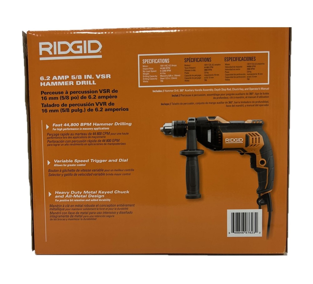 5/8" VSR Hammer Drill R5001 (Bulk Packaged)
