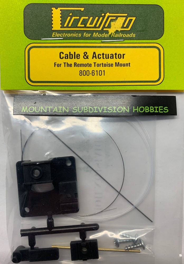 CIRCUITRON 6101 TORTOISE Extra Cable & Actuator Remote Mount MODELRRSUPPLY