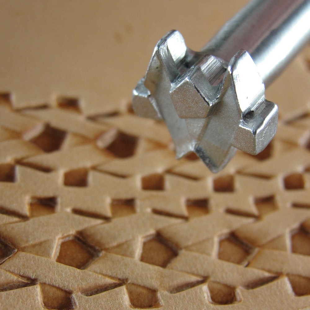 Stainless Steel Craftplus - V Border Stamp (Leather Stamping Tool)