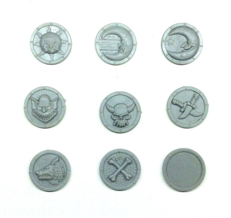 Games Workshop - WHFB Vintage Plastic Goblin Shields (4th ed.) - Multi-Listing