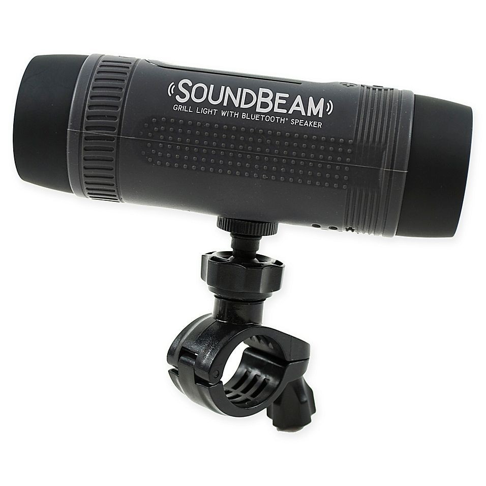 Sync Soundbeam Grill Light with Bluetooth Speaker, Charcoal Champion