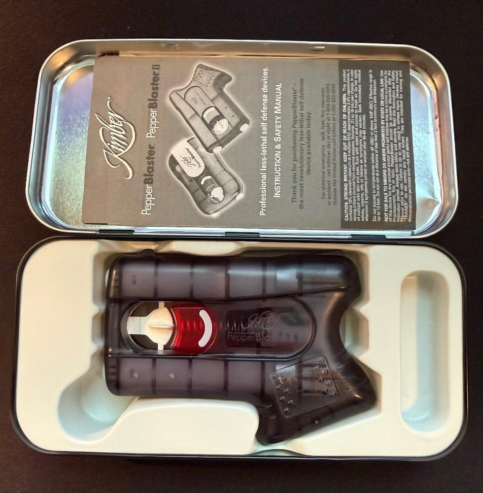 Kimber PepperBlaster II, Grey, Pepper Spray with Case