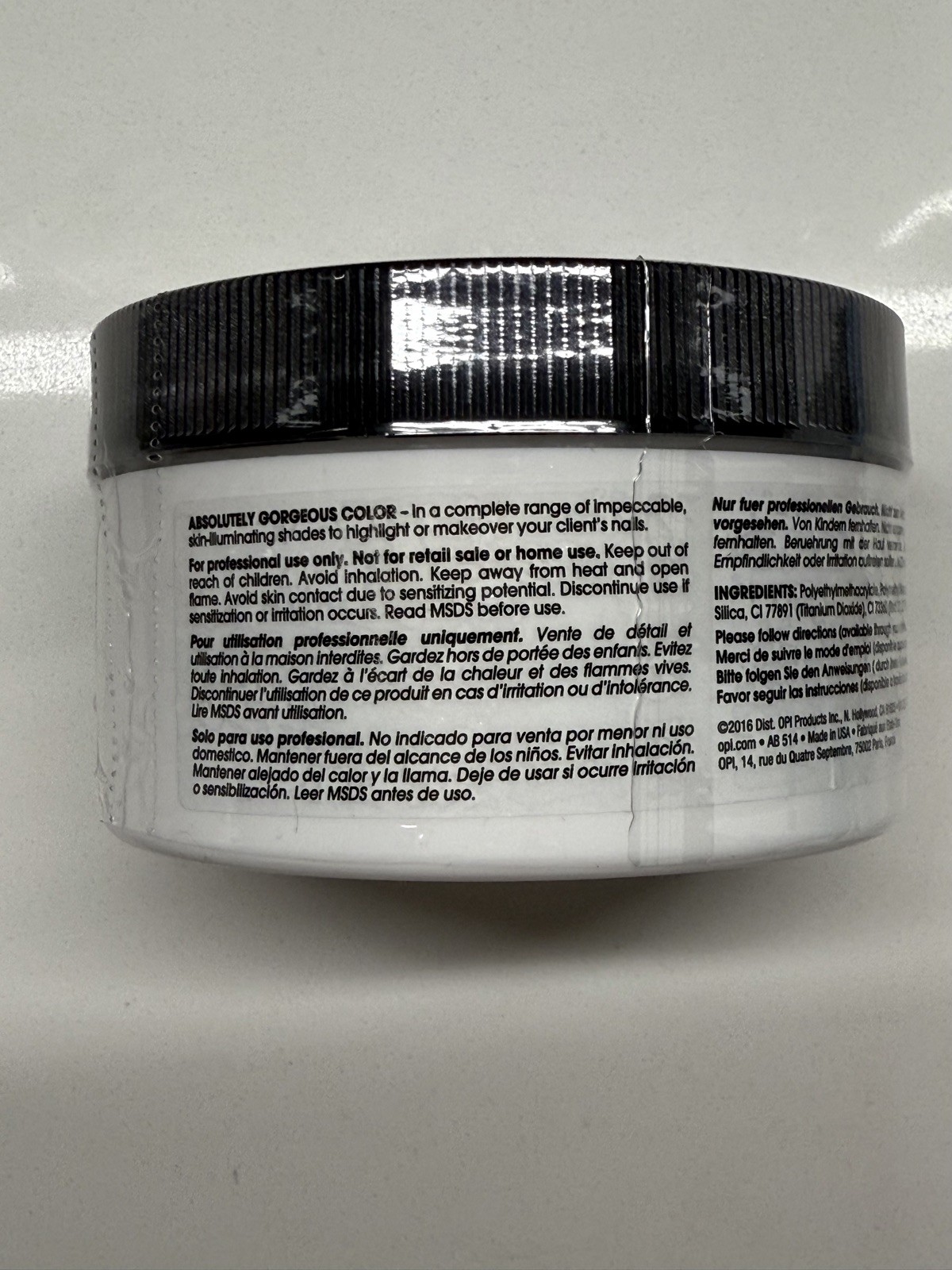 Discontinued OPI Absolute Precision Acrylic Powder 4.4oz Opaque Pink Authentic