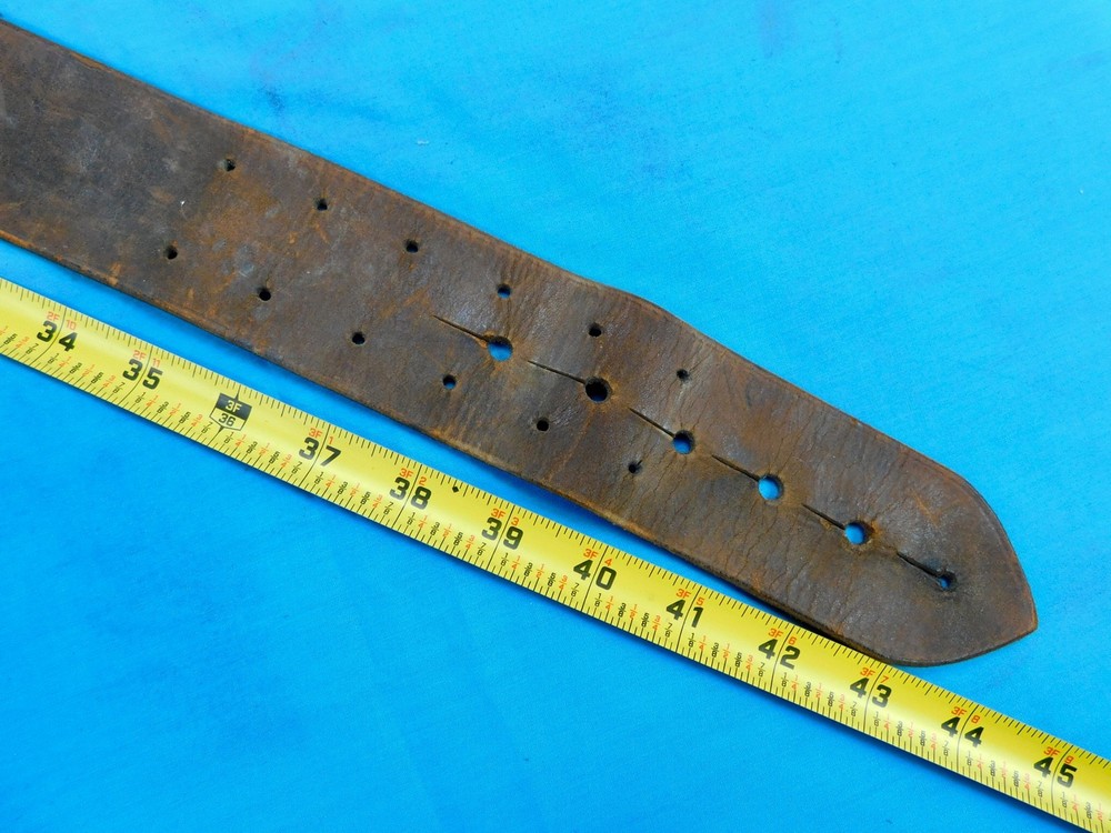US WW2 Officer's Leather Belt