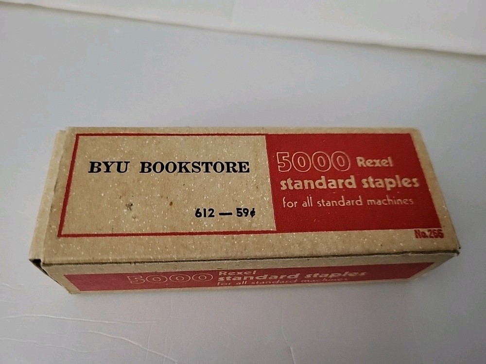 Vintage Rexel Standard Staples: Open Box