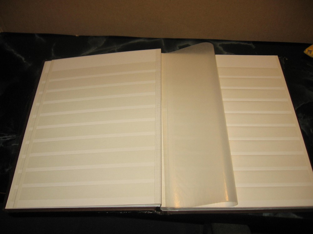 LIQUIDATION -Three (3) Showgard Supersafe Stockbook 24 White Pages Green Album