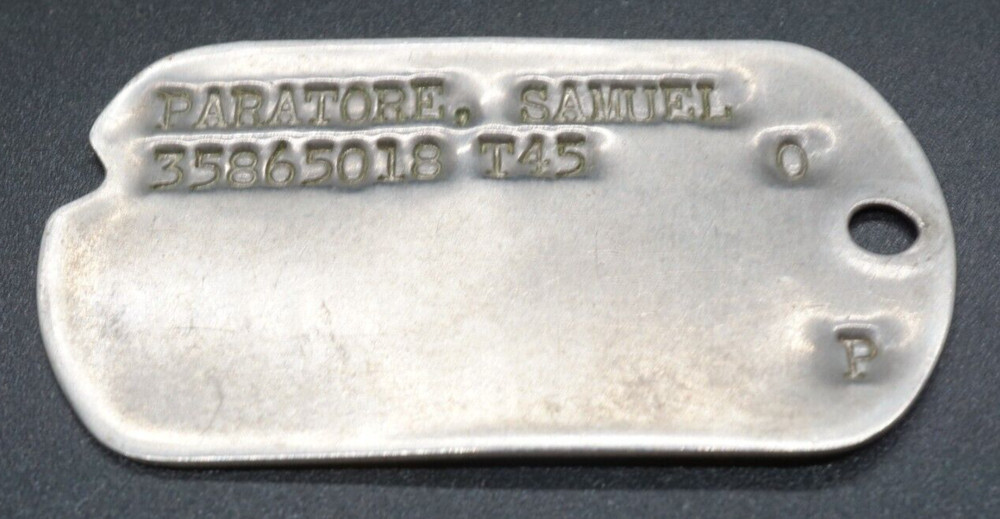 WWII 1945 Army Dog Tag T45 - PROTESTANT RELIGION