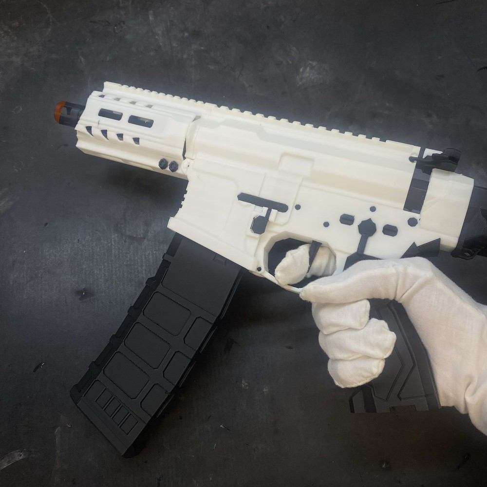 Micro ARP 2 Tone Black/White 1:1 Scale 3d Printed