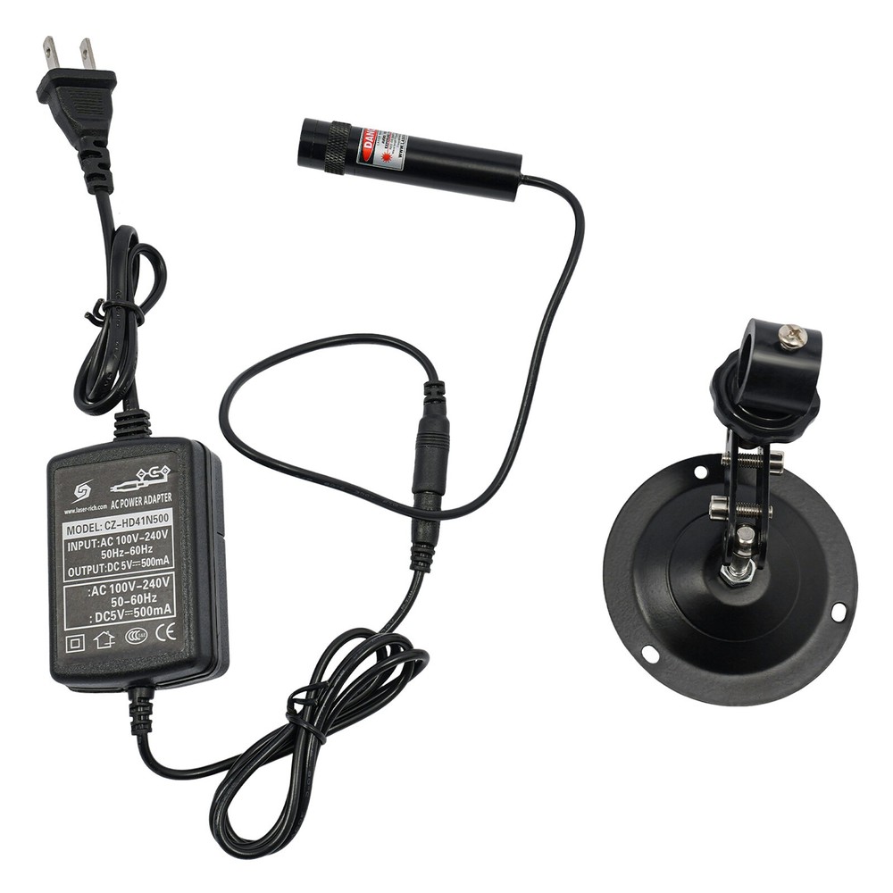 Red Line Laser Module 5v 100mW 650nm Adjustable High Precision Laser Positioning