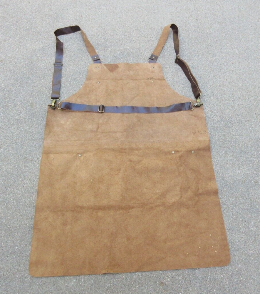 JBS FED BEEF Brown Leather Apron