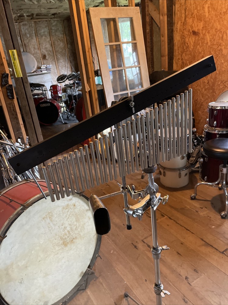 Pearl 32 Chimes, Cow Bell, Bracket Percussion