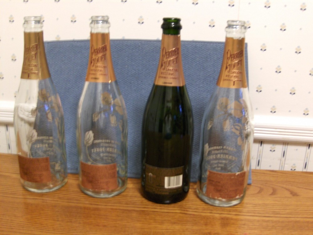 PERRIER JOUET CHAMPAGNE BOTTLES