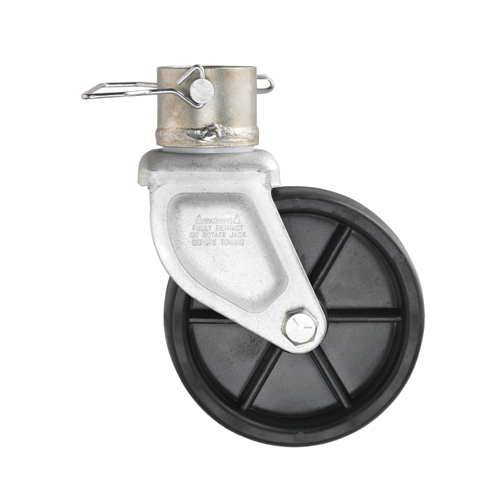 Pro Series Trailer Jack Accessory 6" Caster Poly