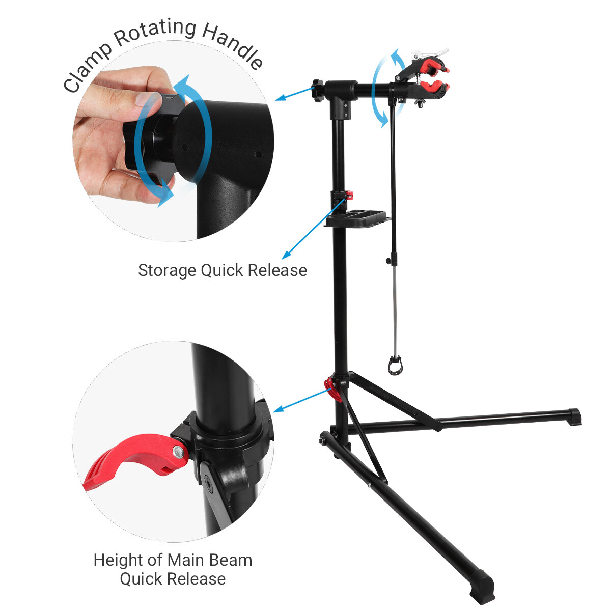 Adjustable Bike Repair Stand Bicycle Mechanic Maintenance Rack Workstand Home US