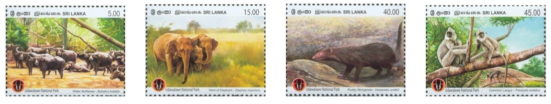 Sri Lanka Mint Stamp Udawalawa National Park (set of 4) MNH 2007, Ceylon