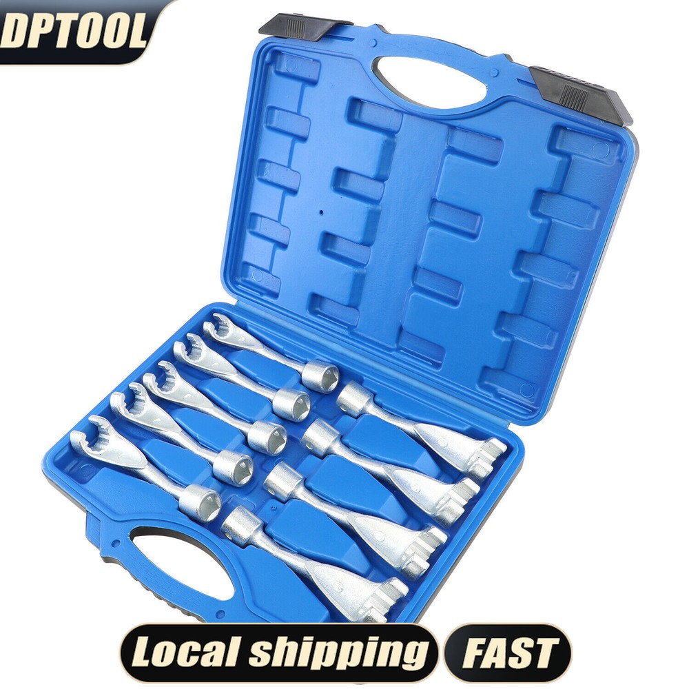 12 Point and Opening Head Design Common Rail Injection Fuel Line Nut Socket Set