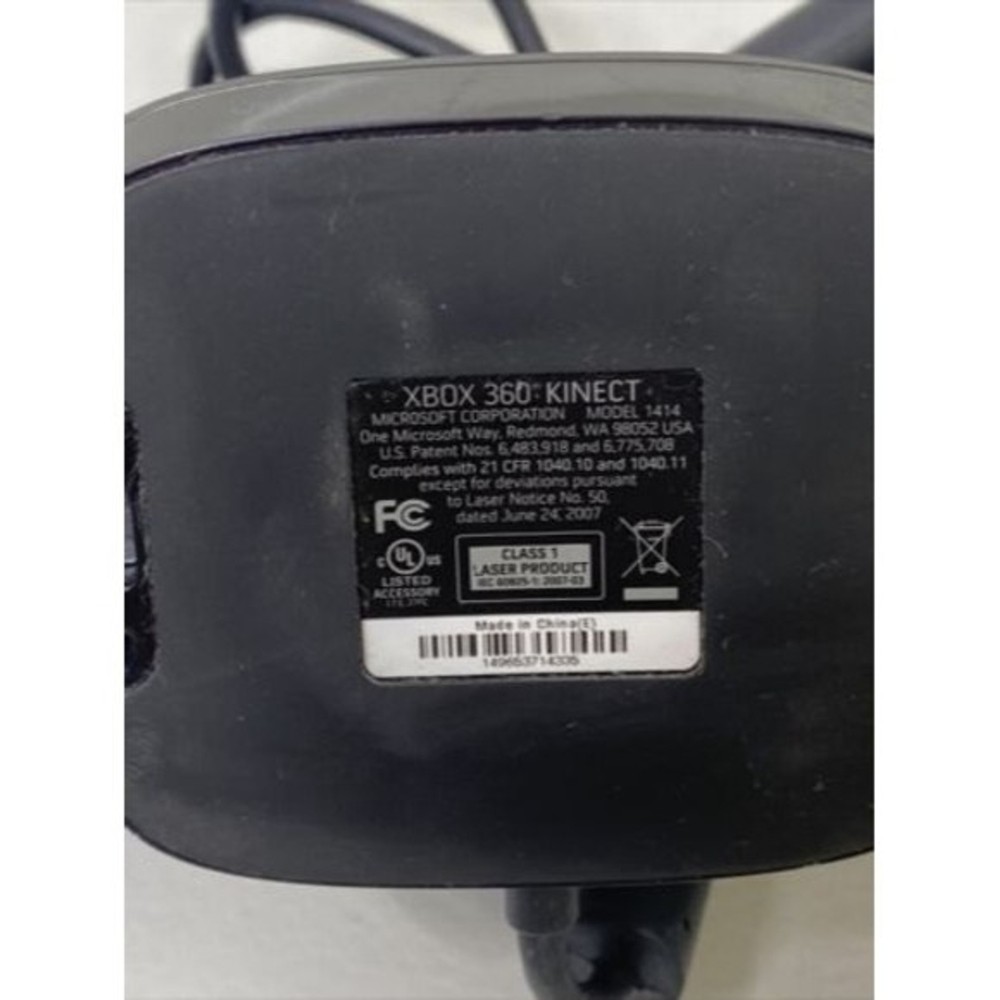 Xbox 360 Kinect Sensor Bar Black Camera Bar Only Model 1414 Tested