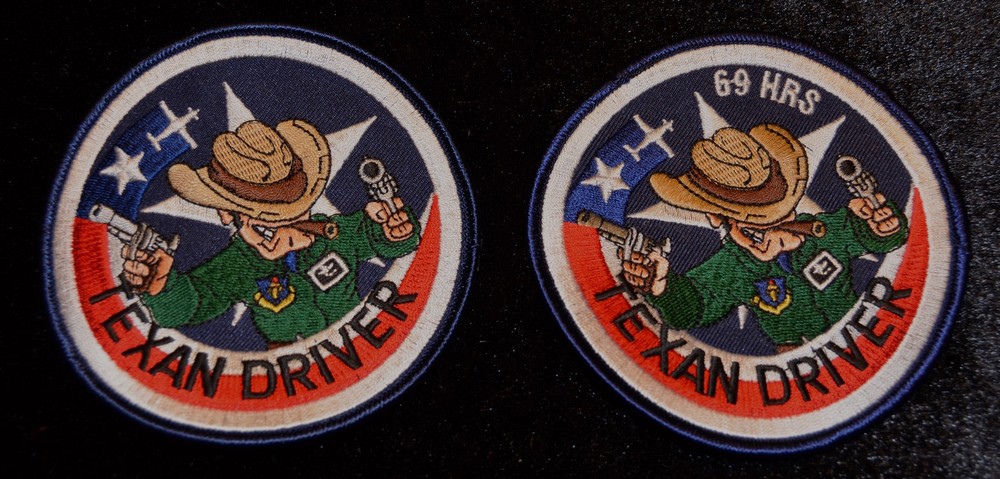 2 x US Air Force T-6 Pilot Training Friday "69 hours" and standard morale patch