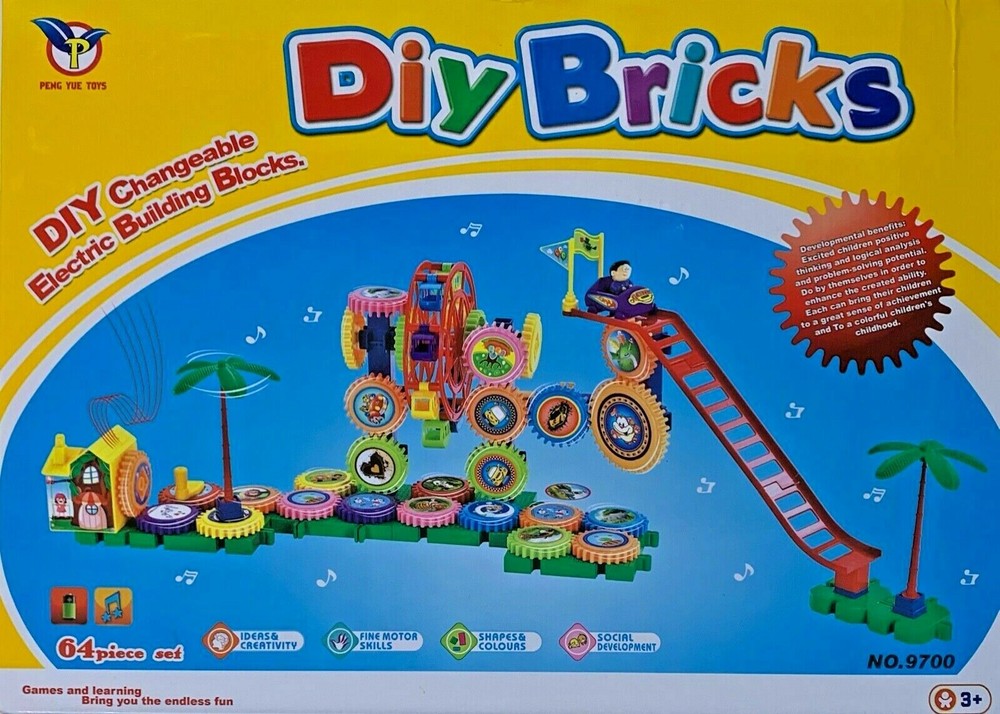 DIY Bricks Changeable Electric Building Blocks BRAND NEW