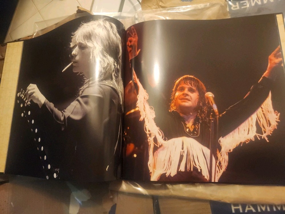 RANDY RHOADS OZZY OSBOURNE LARGE BLIZZARD OF OZZ ERA 88 PAGE COFFEE TABLE BOOK