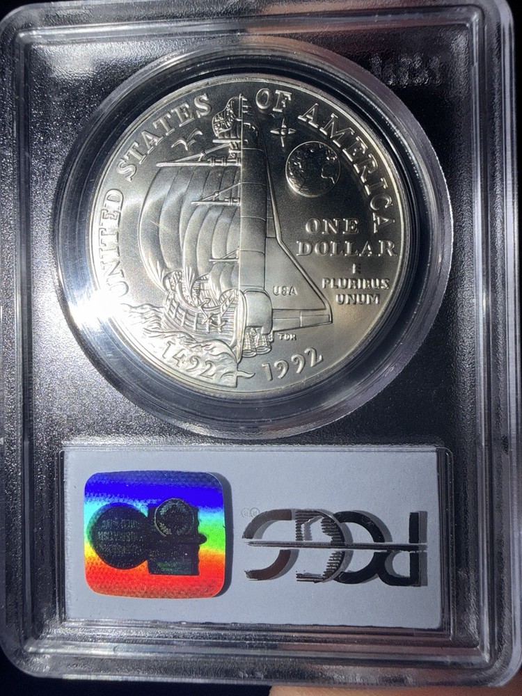 1992-D Columbus Commemorative Silver Dollar MS69 PCGS